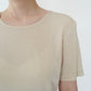 90s Beige Top Made in USA