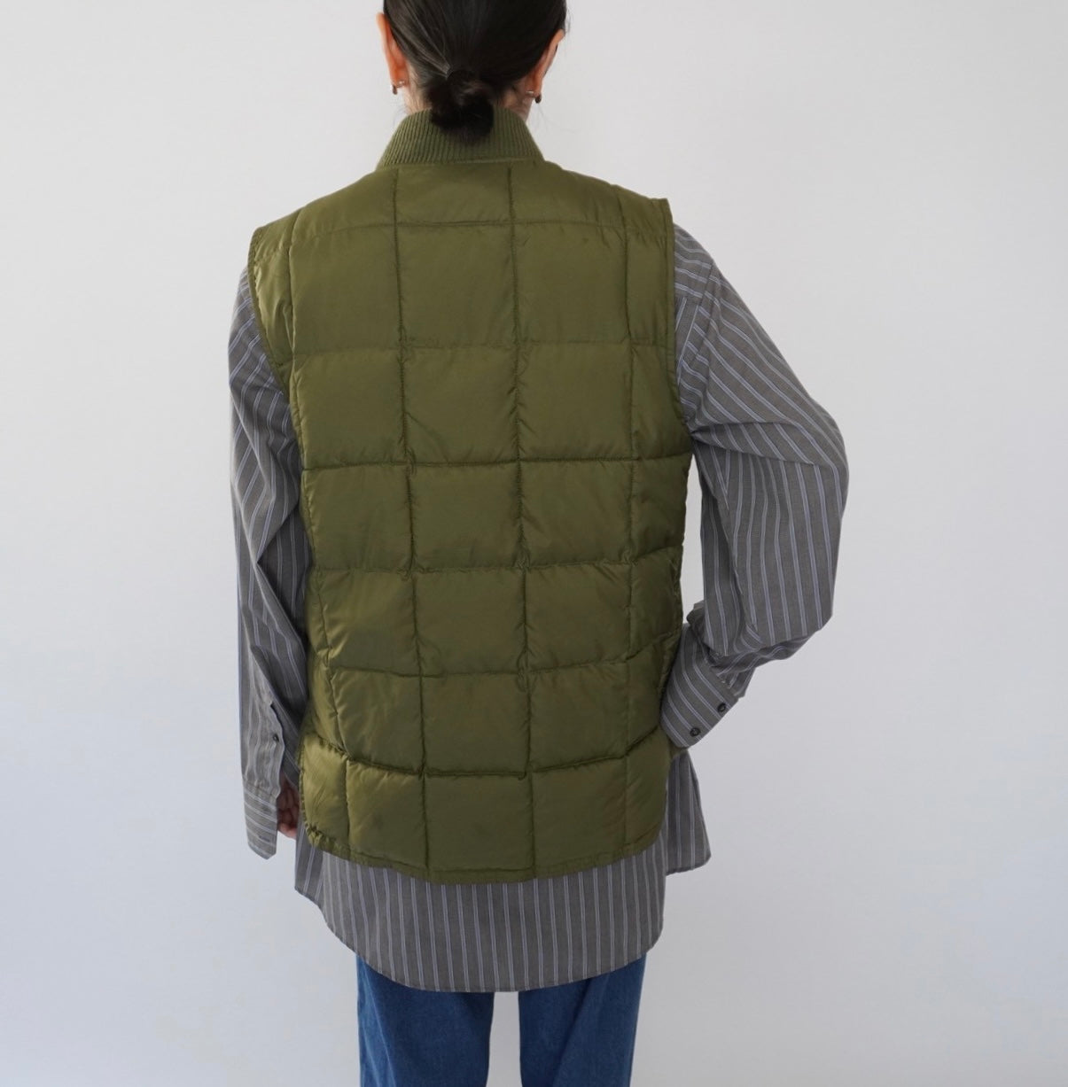 90s Quilted Reversible Vest