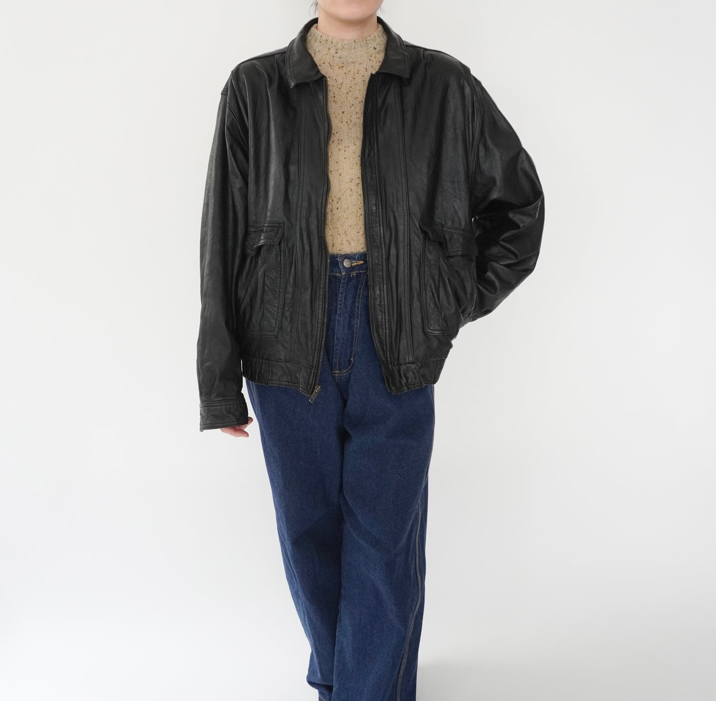 90s Leather Jacket