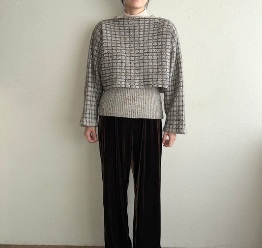90s Cropped knit