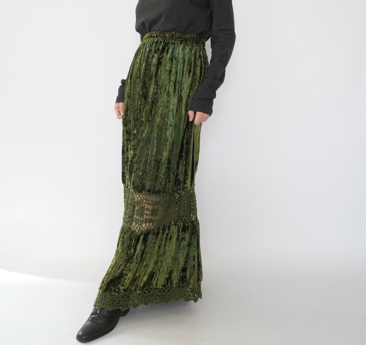 90s Velour Skirt