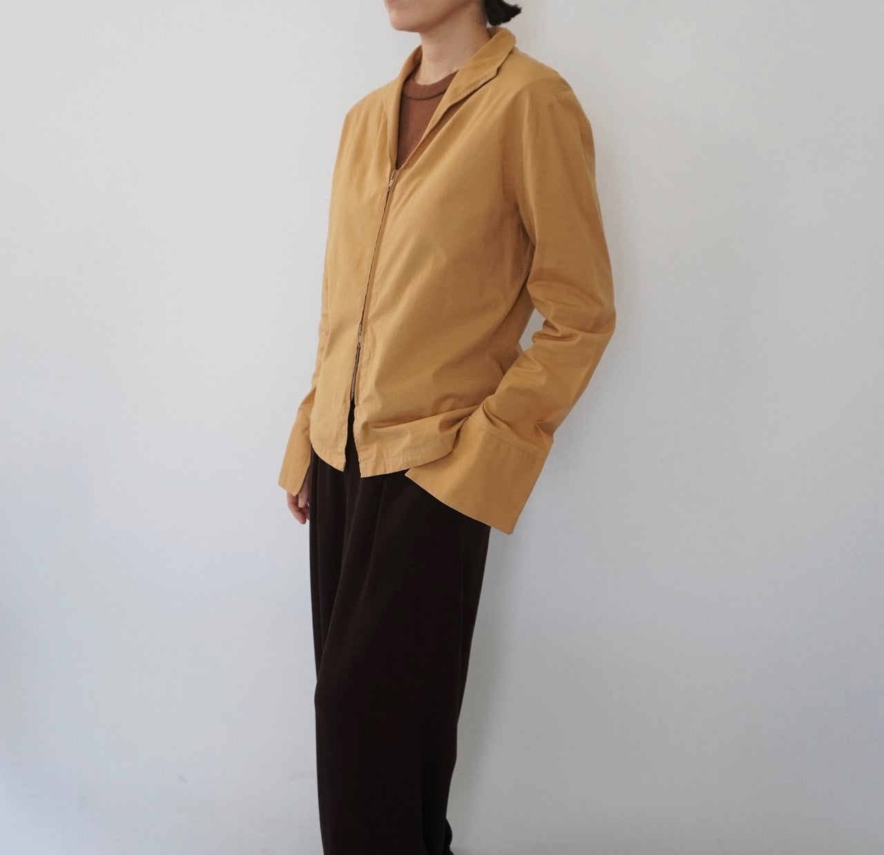 90s"NARACAMICIE" Zipped Shirt