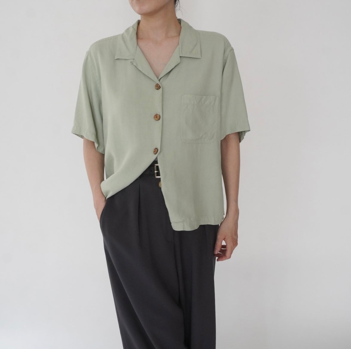 90s Silk Shirt