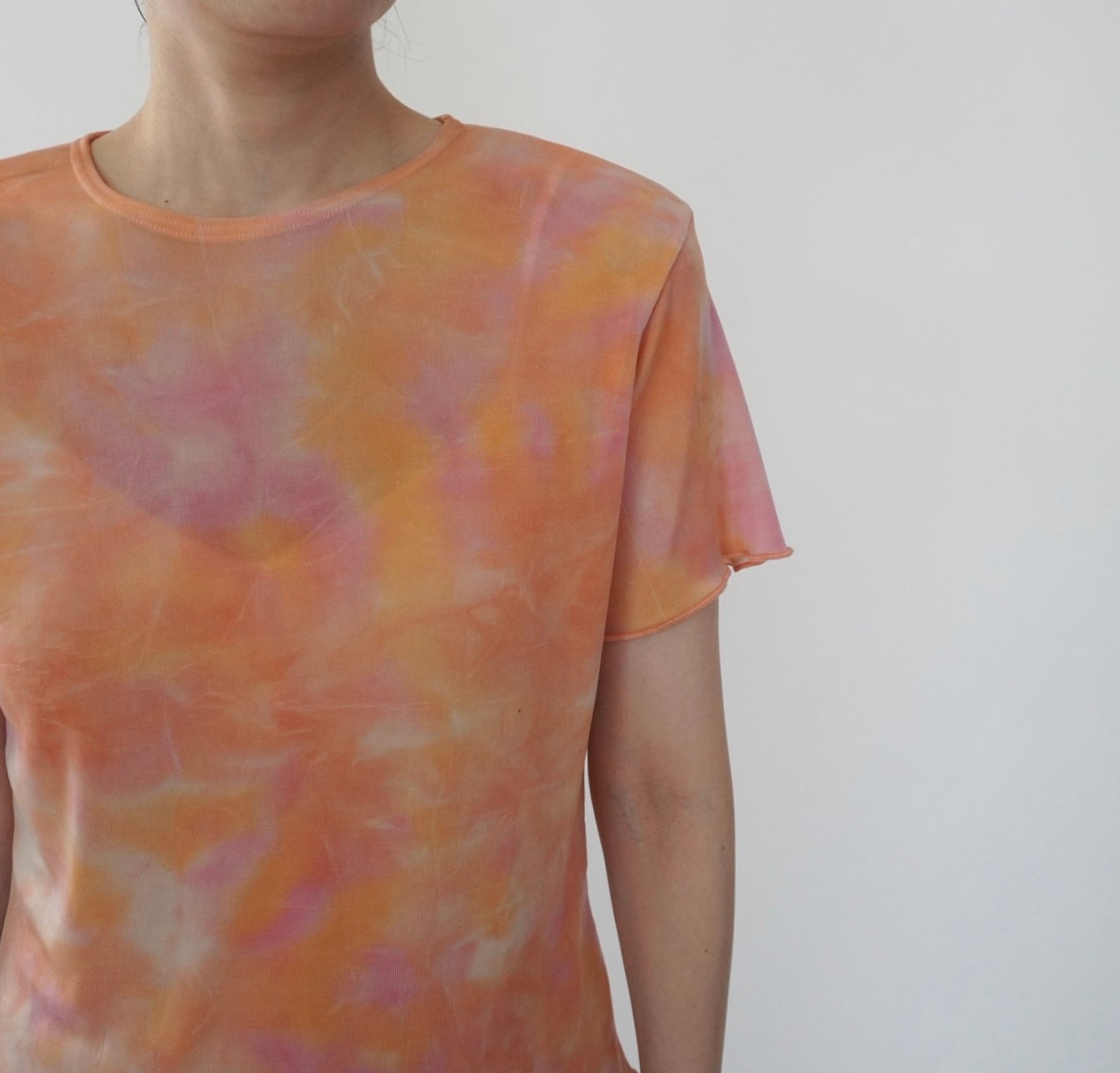 90s Tie Dye Top Made in Italy Dead Stock