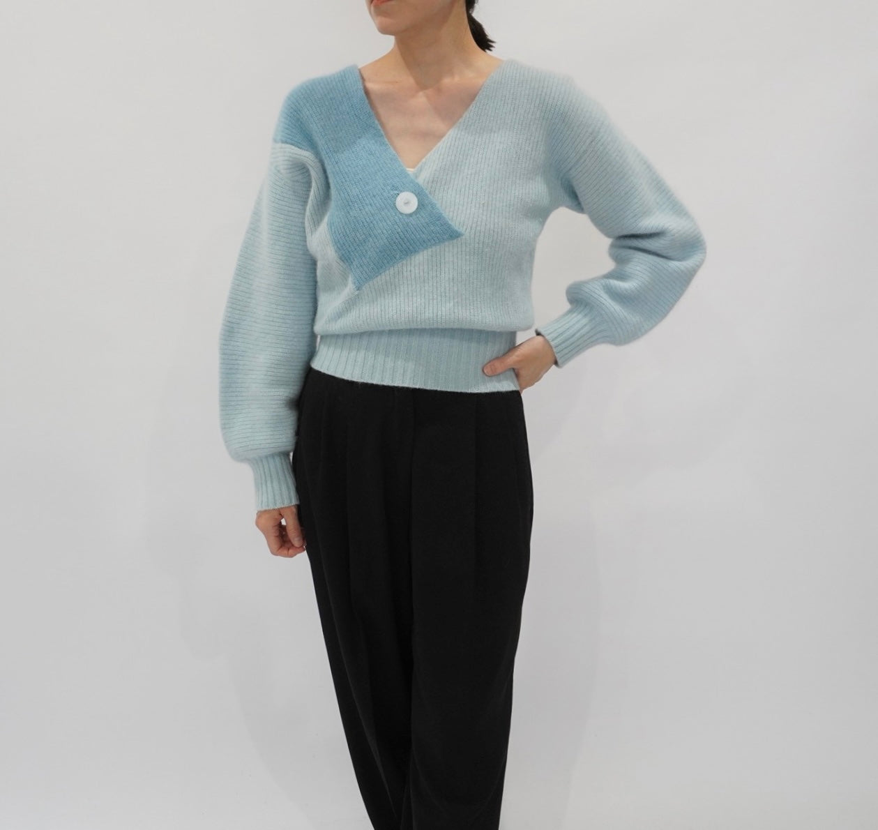 80s Angora Knit Top