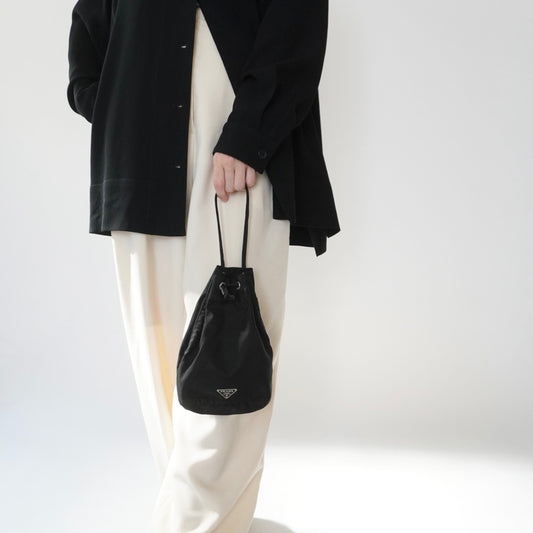 "PRADA" Nylon Bag Made in Italy