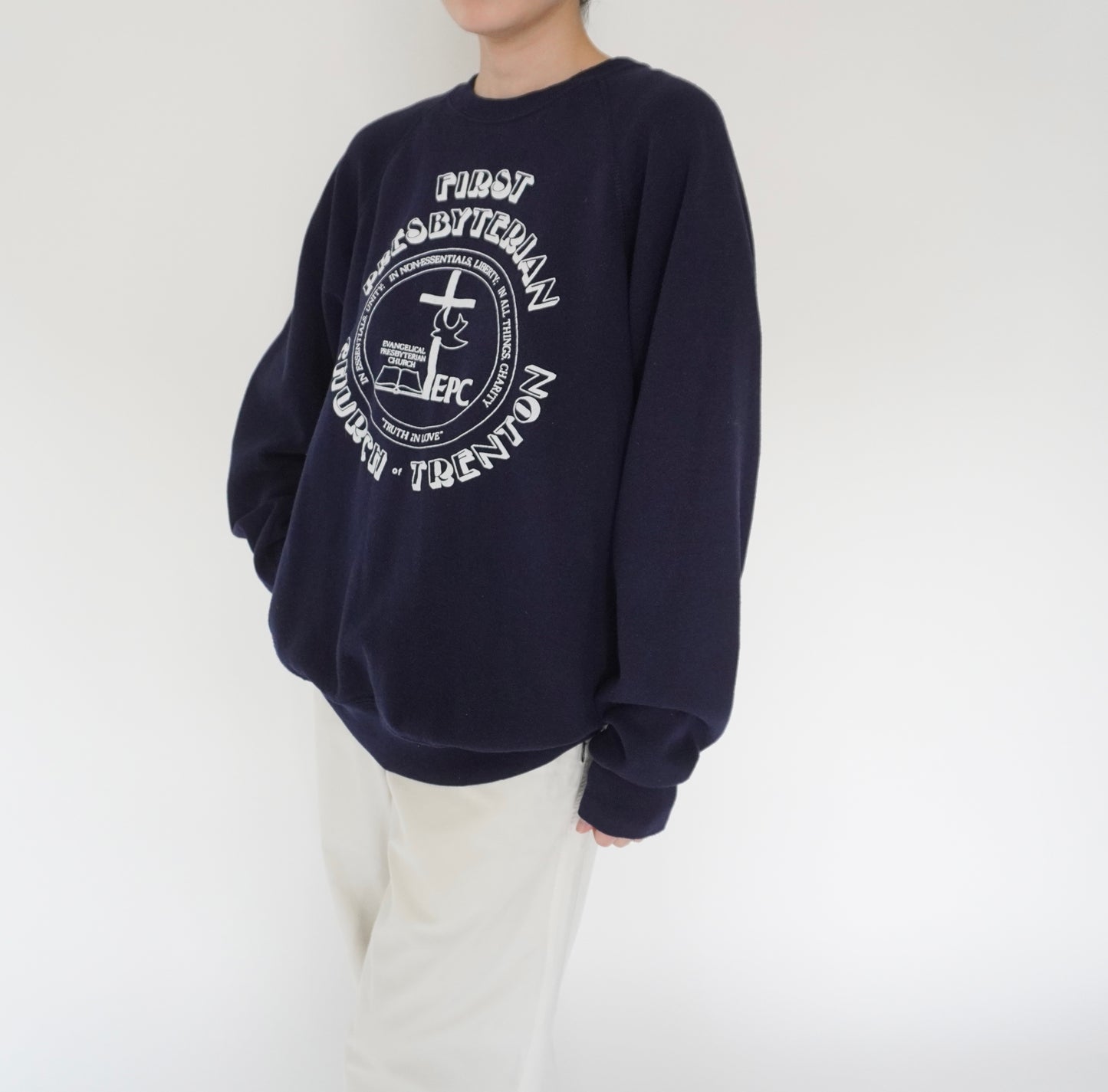 90s Printed Sweater Made in USA