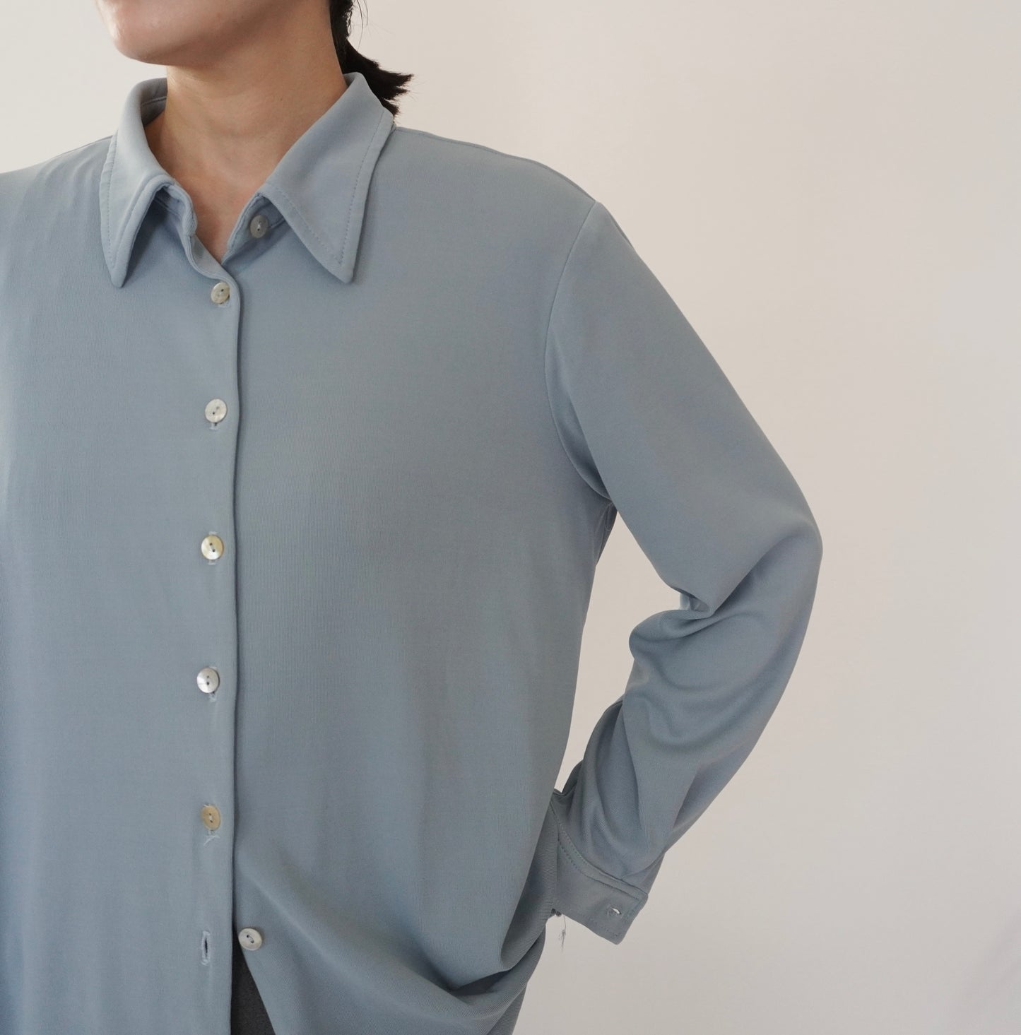 90s Light Blue Shirt Made in USA
