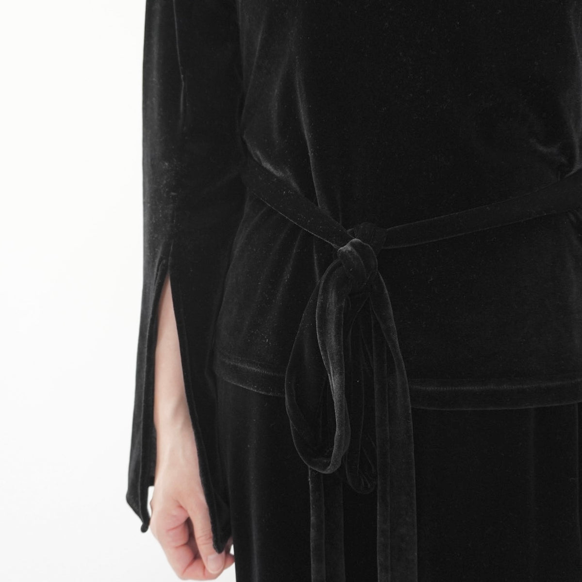 90s Velour Top Made in France