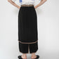 80s Rayon Design Skirt