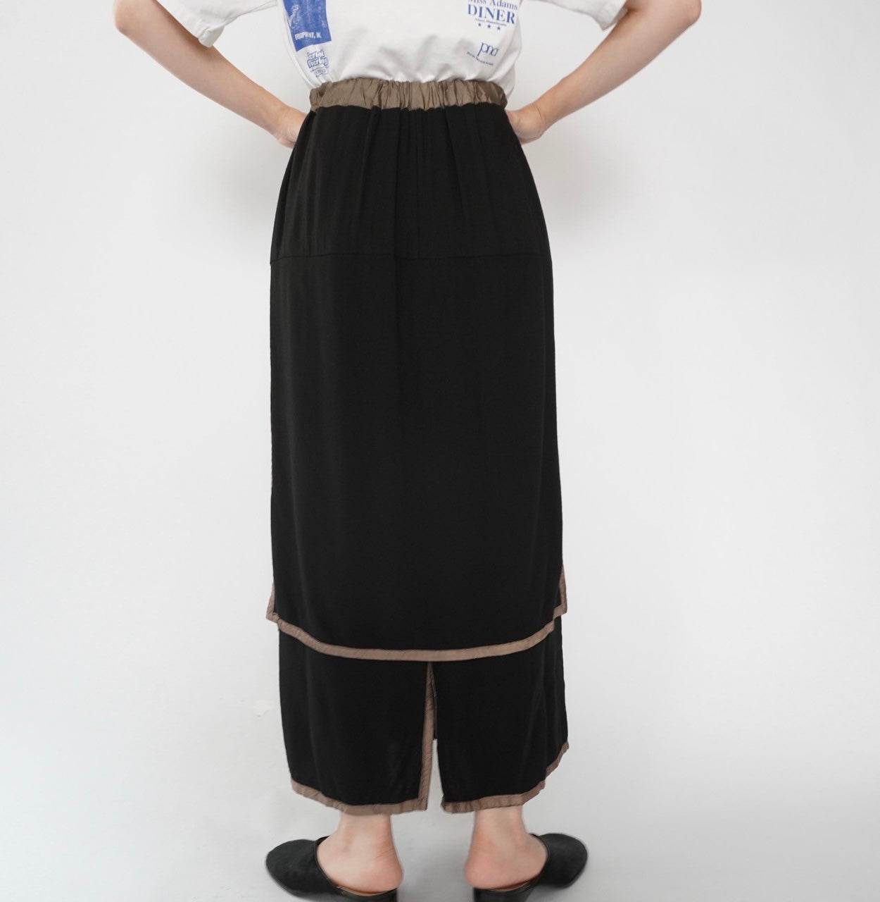 80s Rayon Design Skirt