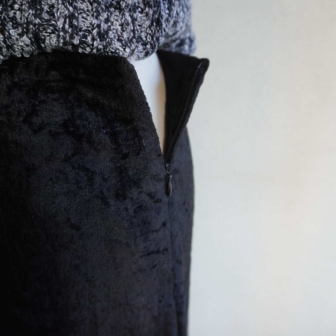 90s Velour Skirt Made in Italy