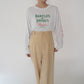80s Printed Long Sleeves T-shirt Made in USA