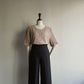 90s Pleated Top Made in USA