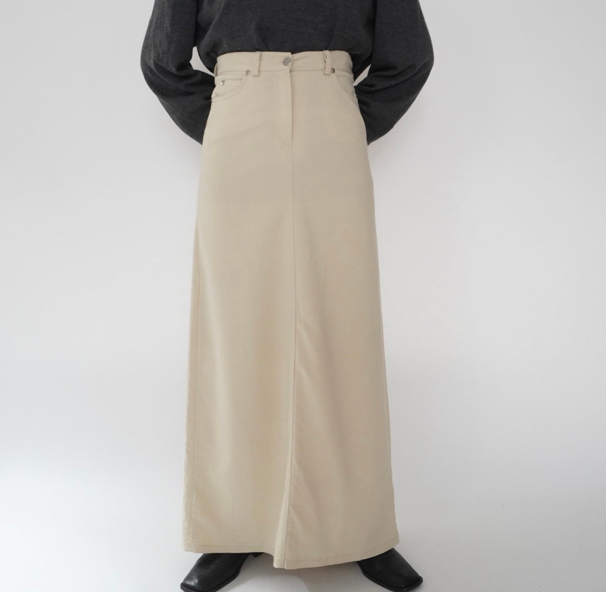 90s Slit Maxi Skirt