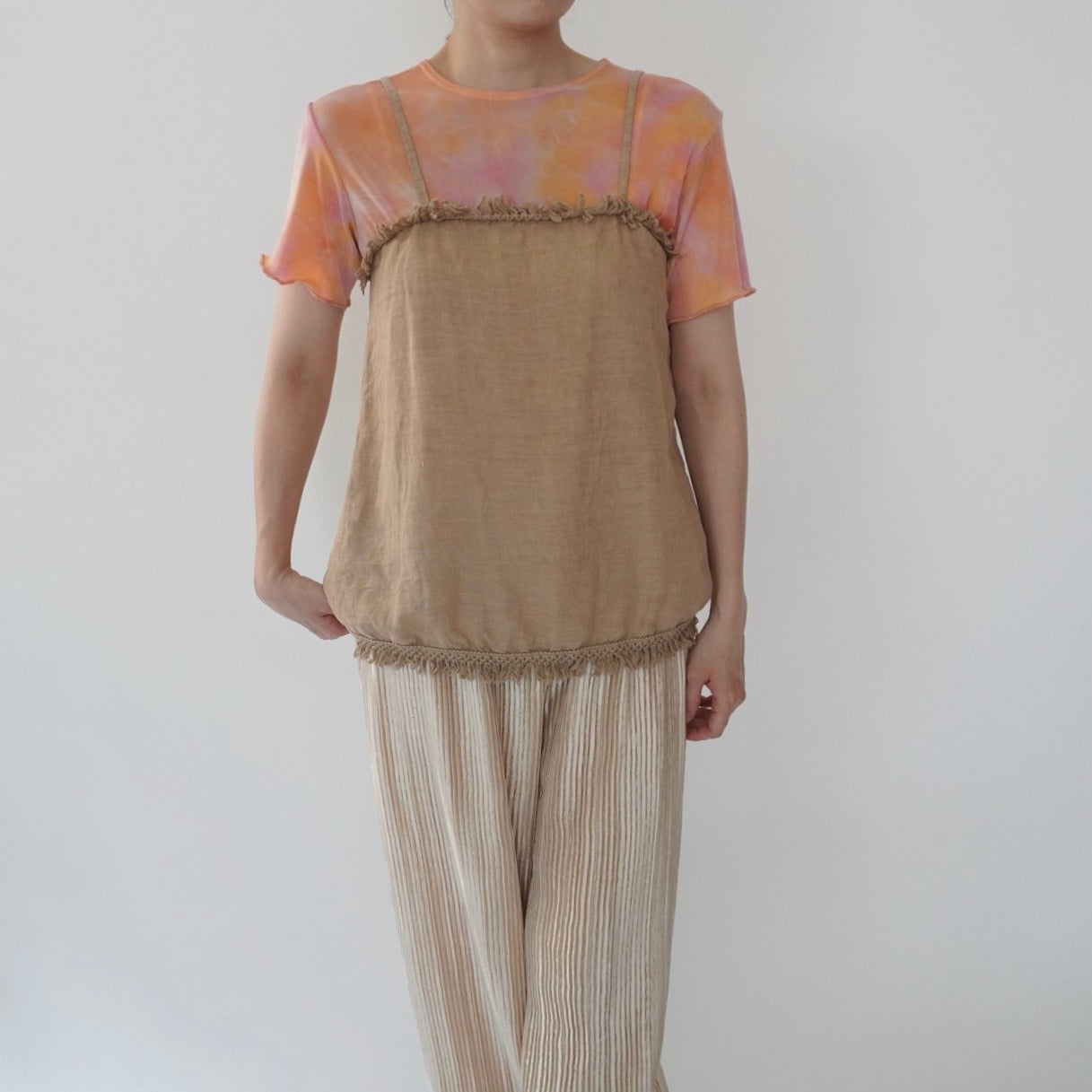 90s Fringe Camisole Top Made in Italy