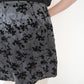 90s Flocky Pattern Skirt  Made in USA
