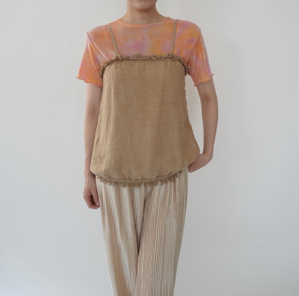 90s Fringe Camisole Top Made in Italy