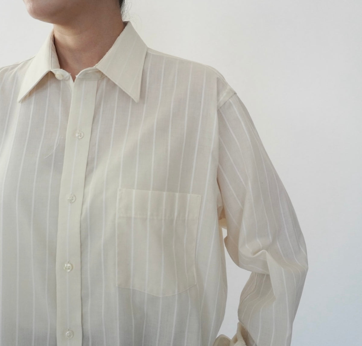 90s "Arrow" Striped Shirt Made in USA
