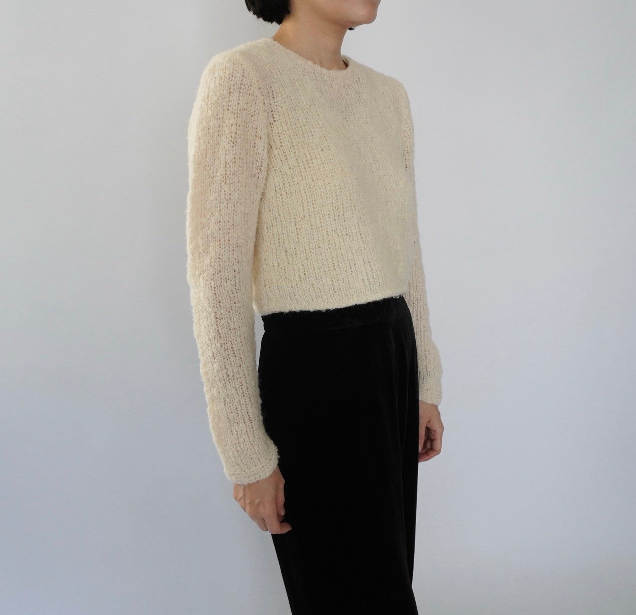 90s Cropped Light Knit