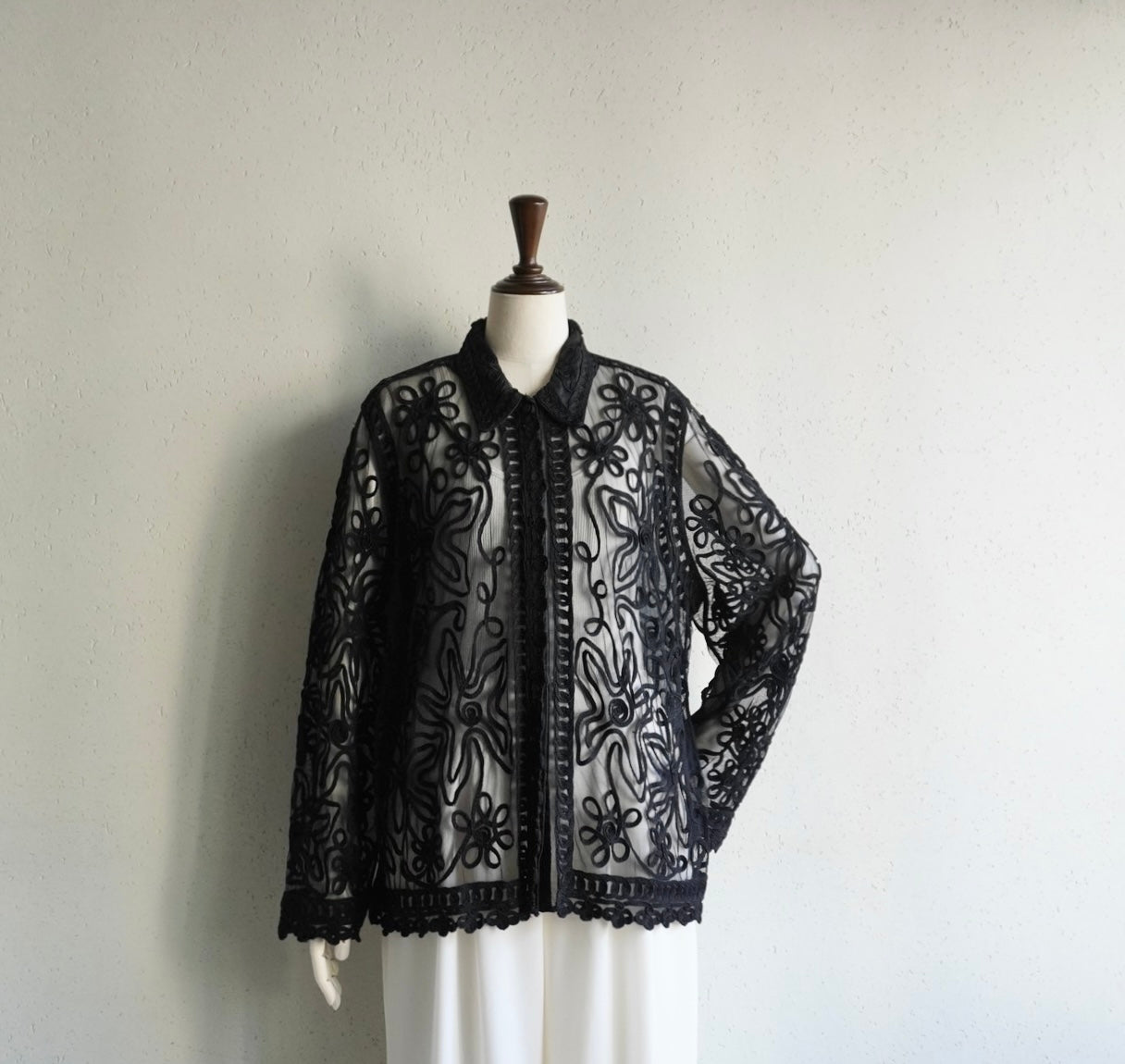 90s Cord Lace Shirt,Jacket