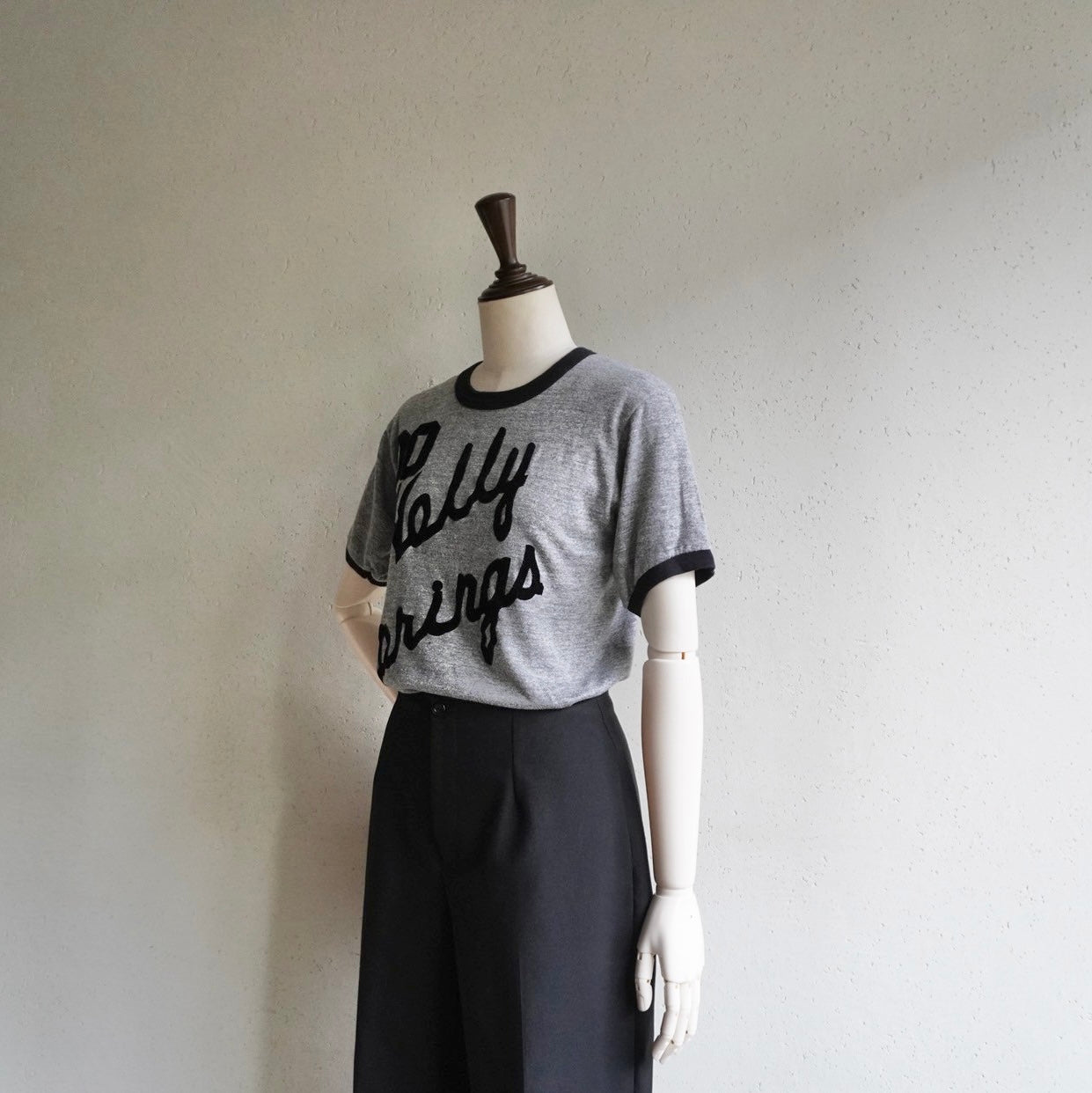 80s Flock Print T-shirt Made in USA