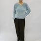90s Light Blue Top