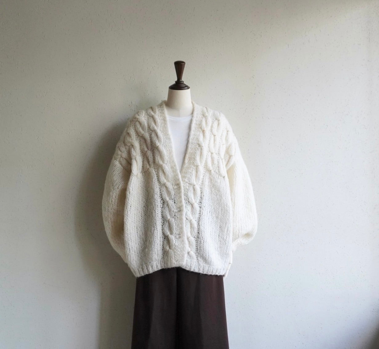 80s Design Knit Cardigan