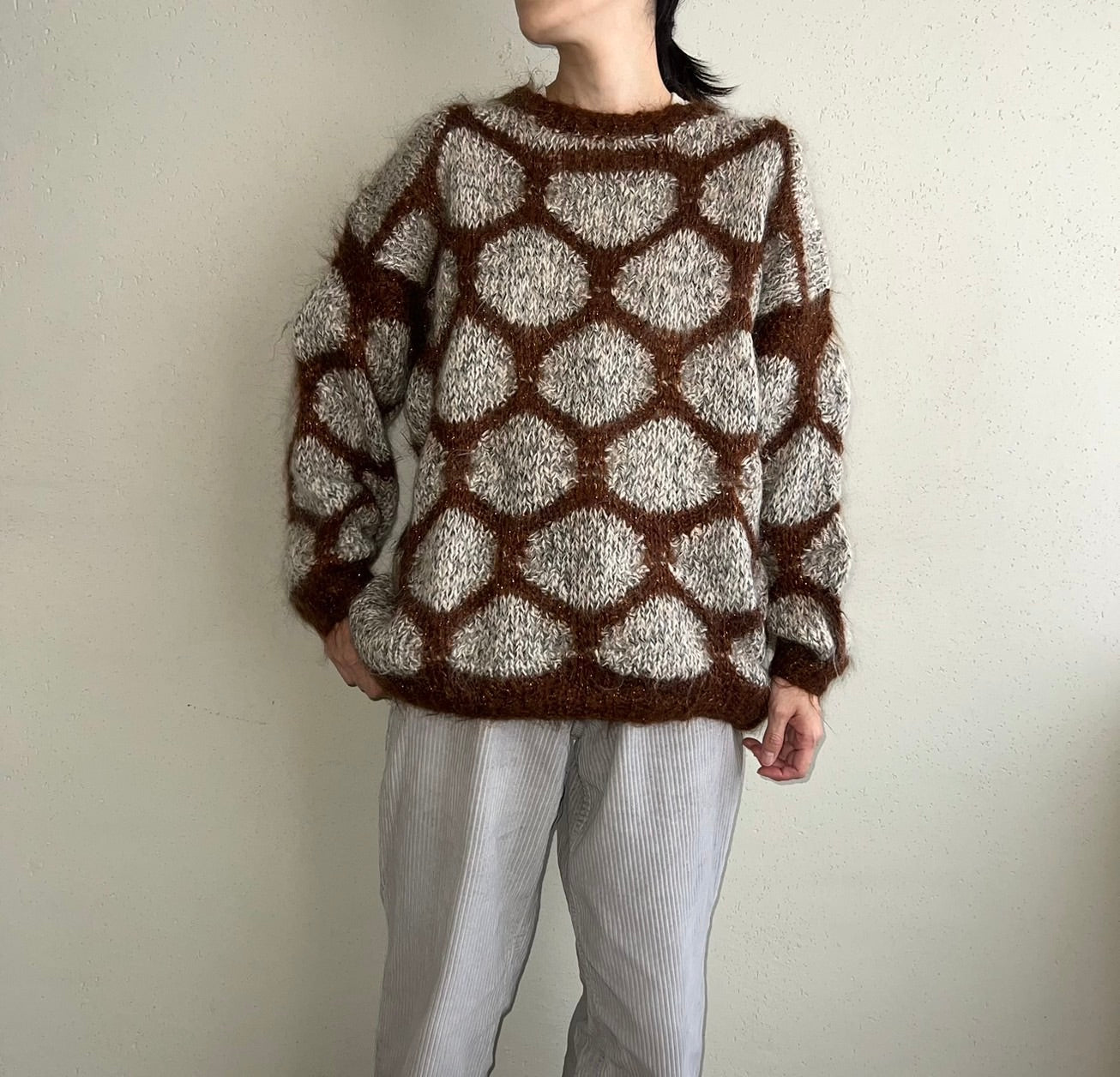 80s Pattern Knit Made in Italy