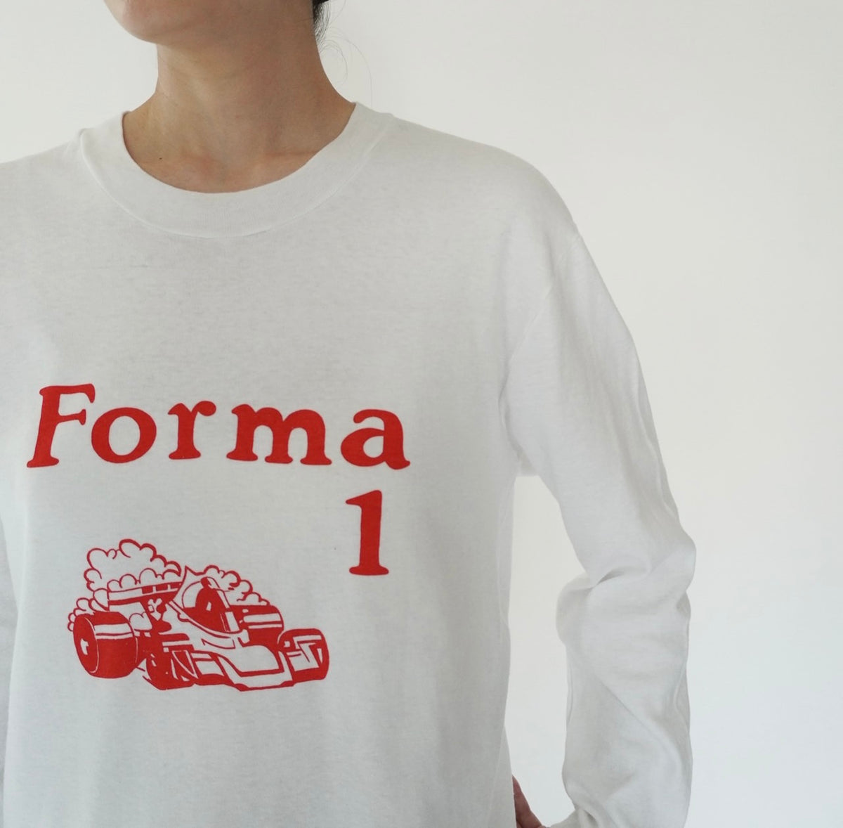 90s EURO Long Sleeves Printed T-shirt