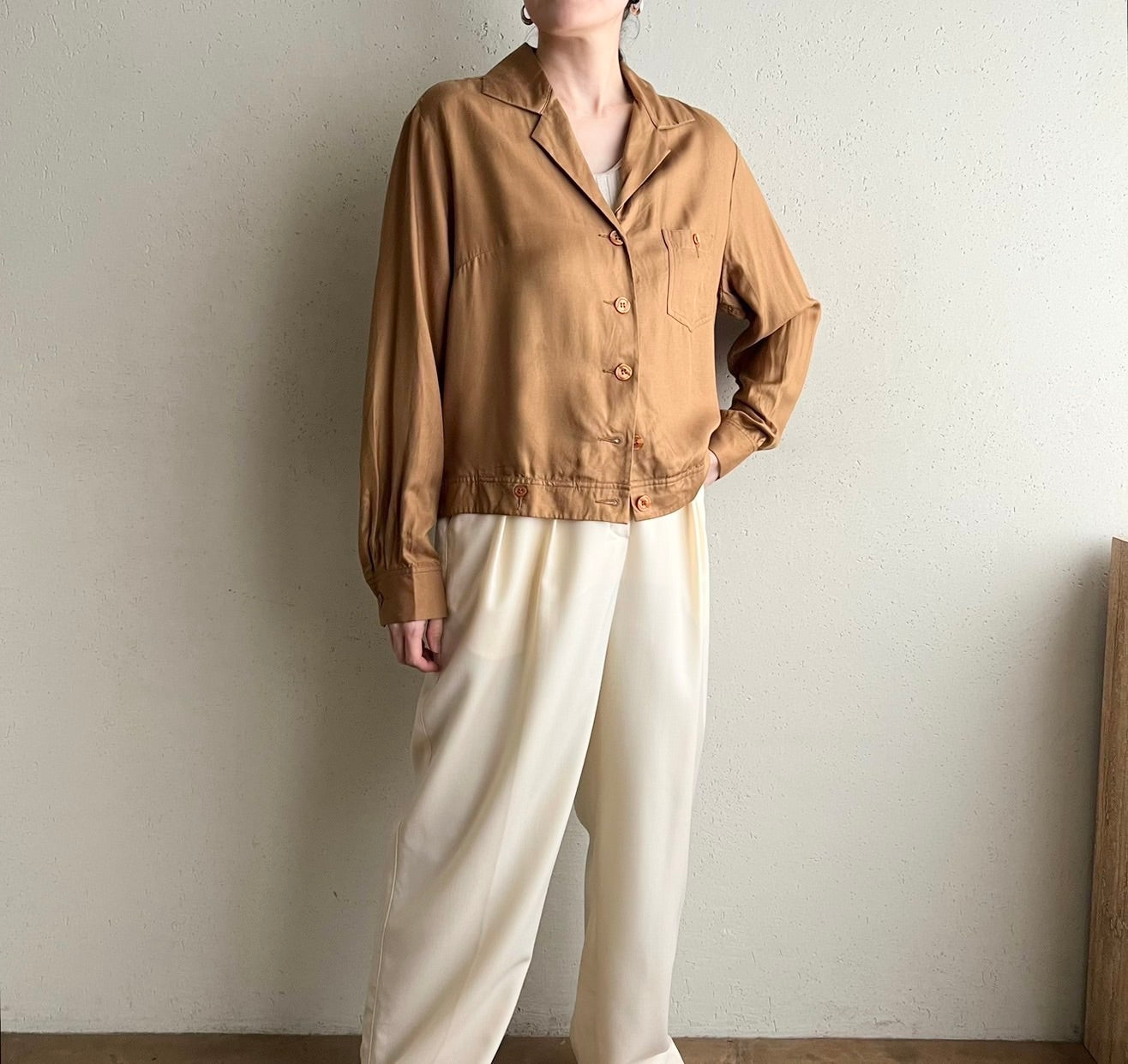 90s"ALBA MODA " EURO Silk Shirt