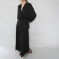 90s EURO Design Black Dress