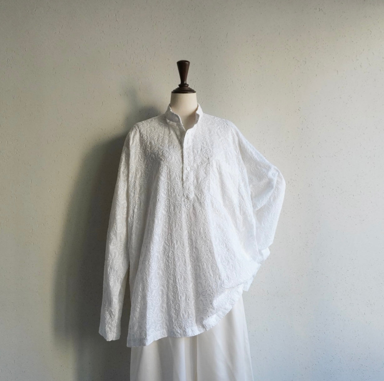 80s Cotton Embroidery Tunic