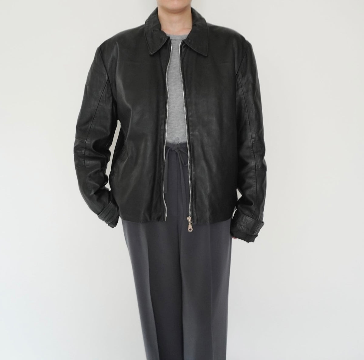 90s Leather Jacket Made in Italy