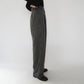 80s Black White Striped  Pants Made in Italy