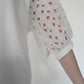 80s Cut Lace Design Blouse
