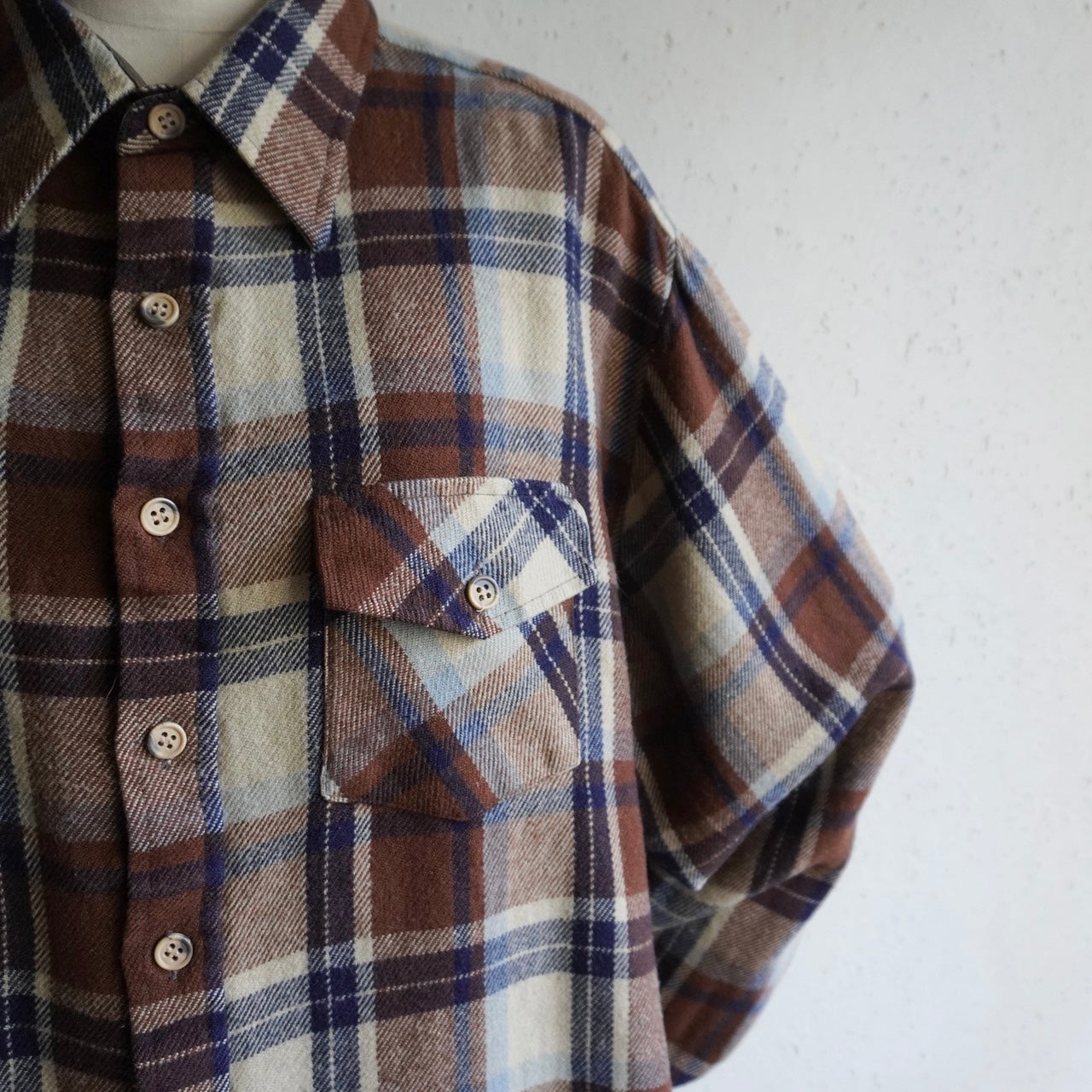 80s "Sears" Plaid Shirt