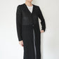 90s EURO Black Long Cardigan