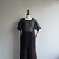 90s Black Sheer Top