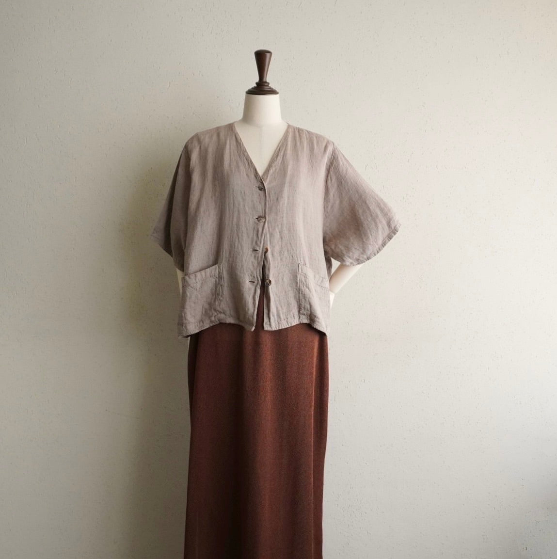 90s Linen Blouse Made in Italy