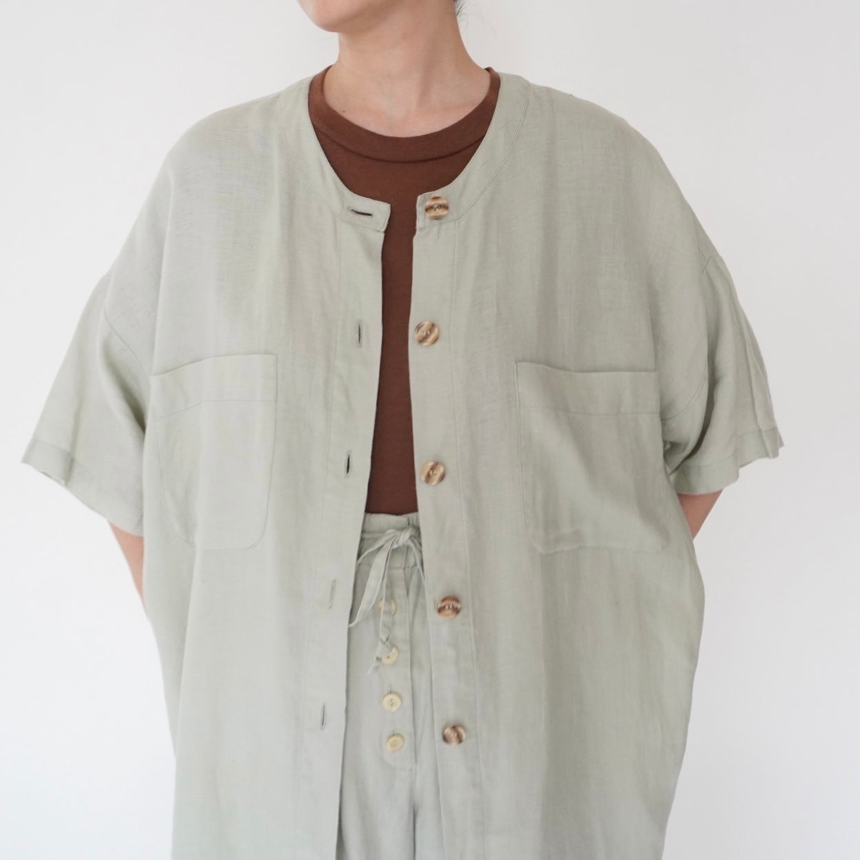 90s Sage Green Two-Piece Suit