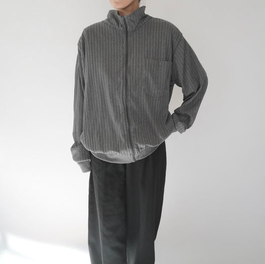 90s Ribbed Zip Top