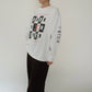 90s Printed Long Sleeves T-shirt Made in USA