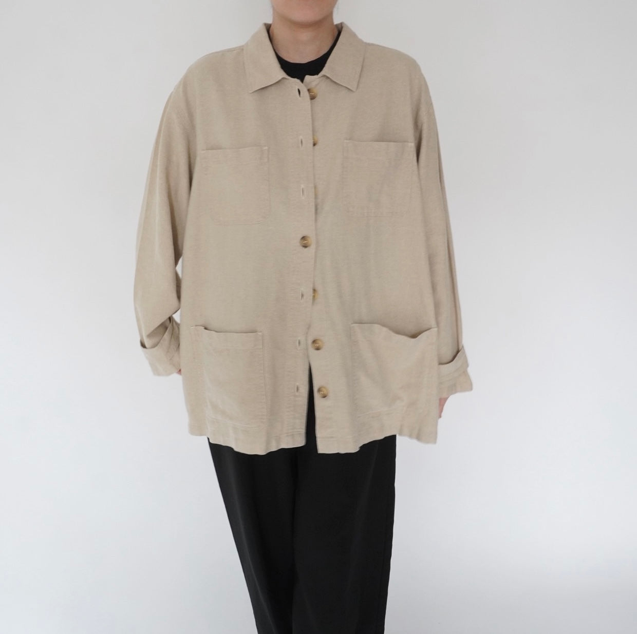 90s Linen Light Jacket
