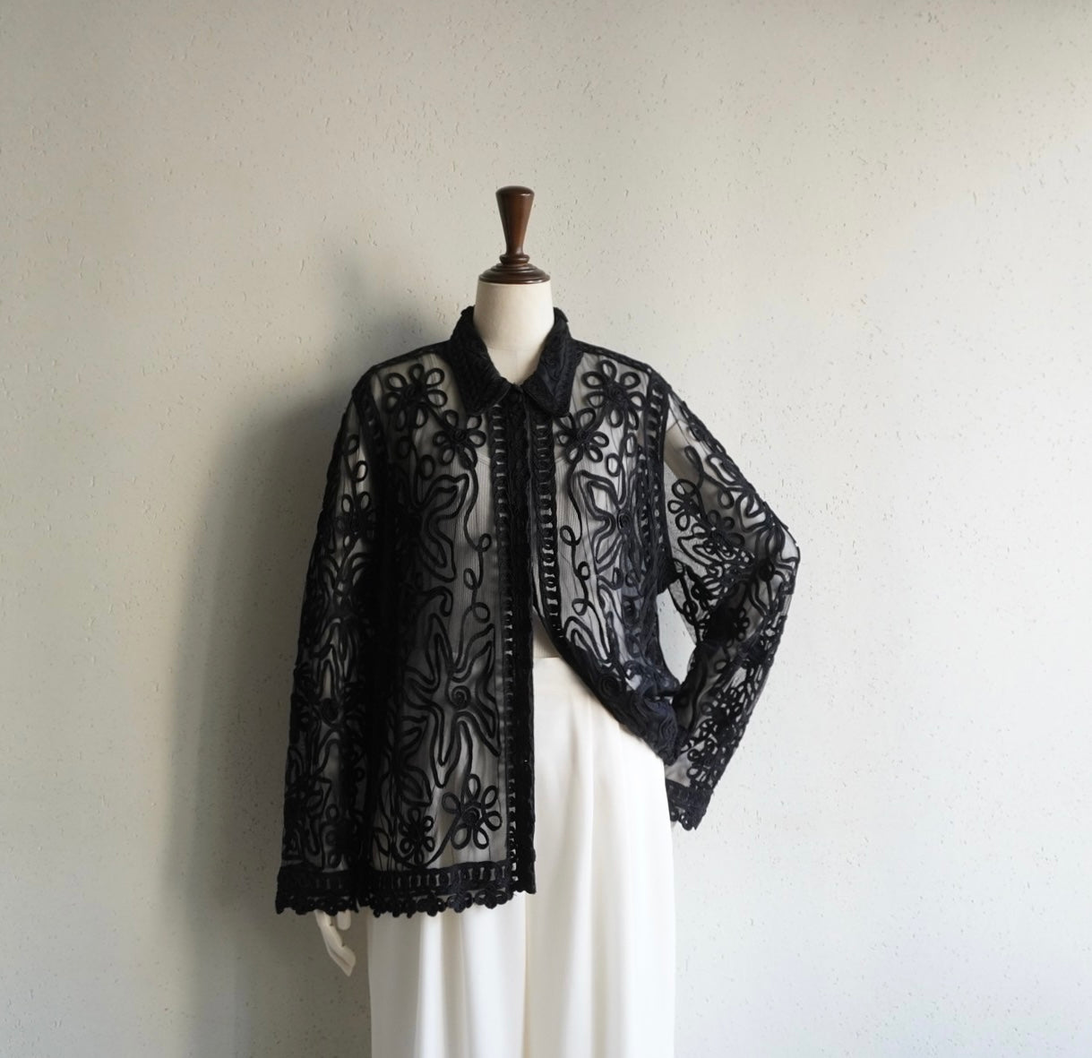 90s Cord Lace Shirt,Jacket