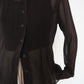 90s Brown Sheer Blouse