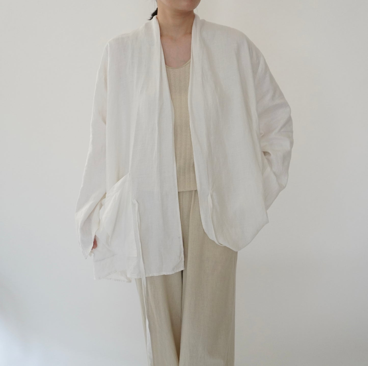 90s Linen Jacket Made in USA