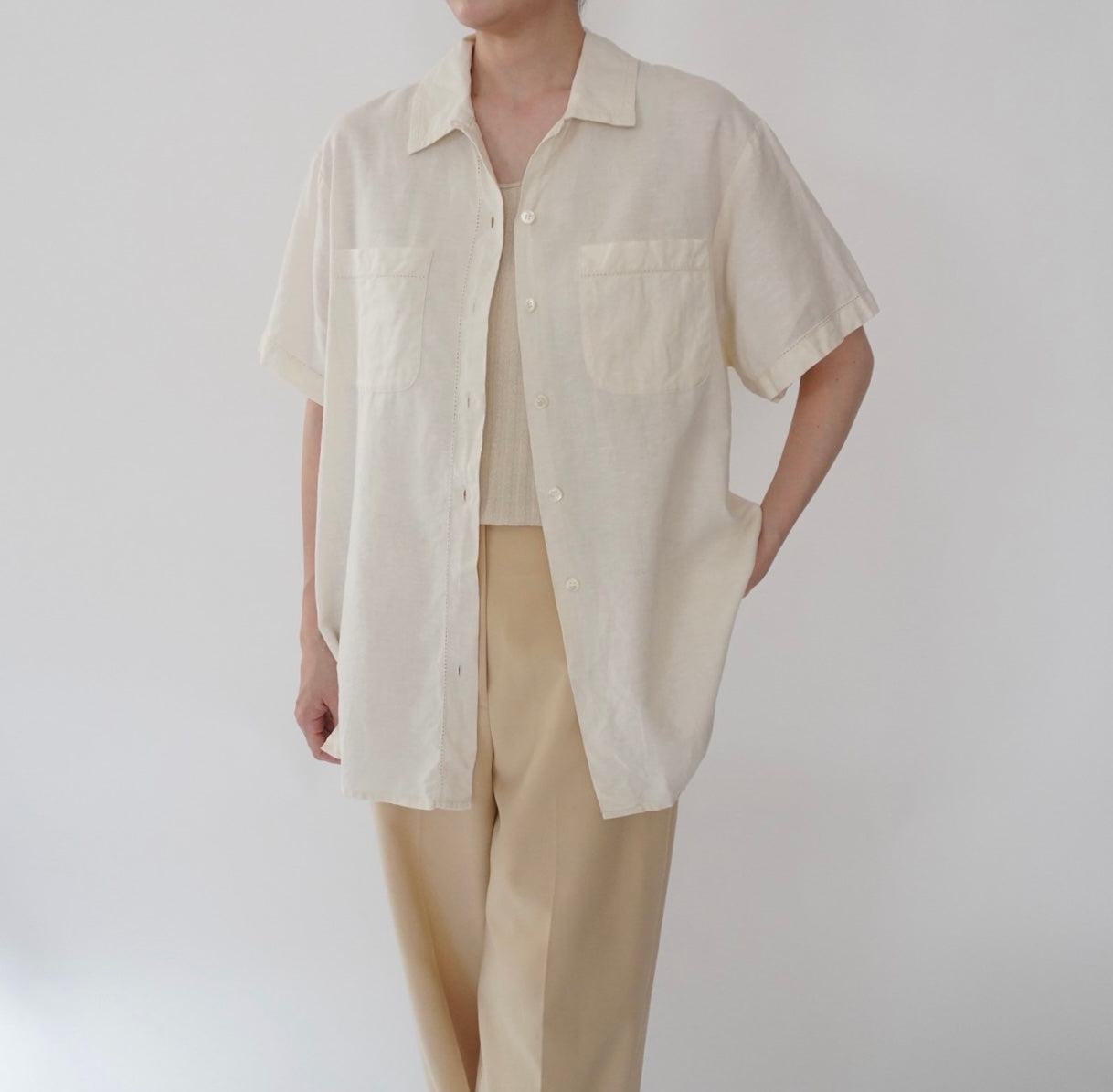 90s Linen Shirt