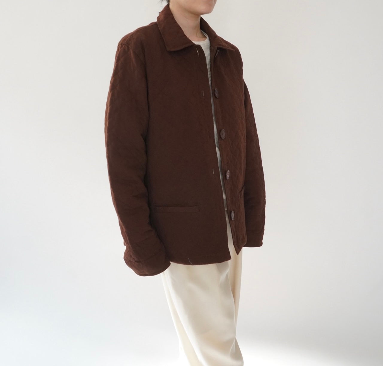 90s Quilted Light Jacket