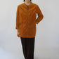 60s Lace Up Corduroy Top